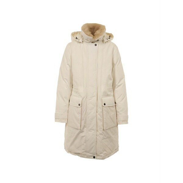 羊毛 分限者 レディース 厚地の外套 アウター Hooded parka Neutrals