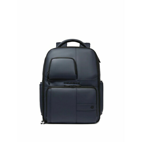 ピークアドロ  メンズ うしろ側風呂敷き包み・背嚢 御徒面子 Padded pocket backpack Blue
