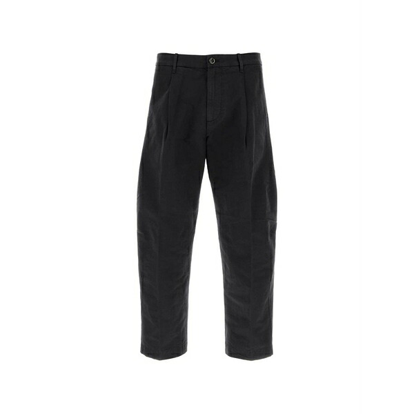 ナイン イン ザ モーニング メンズ カジュアルパンツ ボトムス Giulio pleated trousers Blue|asty