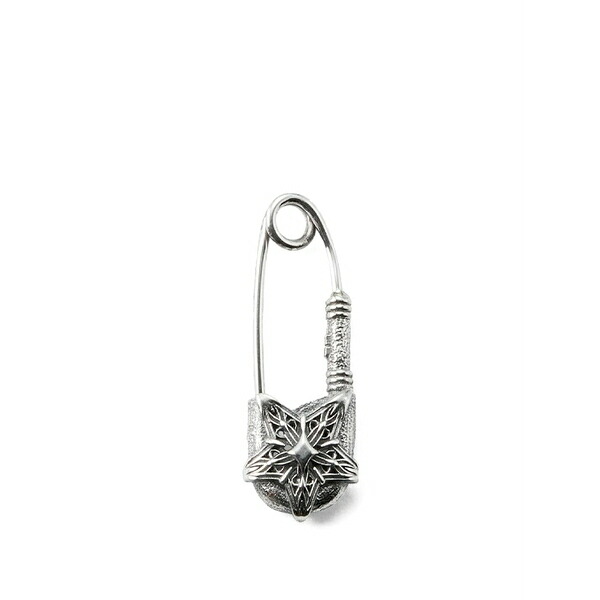 エマニュエレ ビコッキ メンズ ピアス・イヤリング 付属物 Stella pin earring Silver