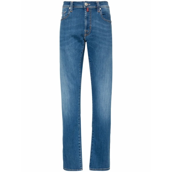 トラマロッサ メンズ デニムパンツ ボトムス Michelangelo low-rise straight-leg jeans Blue｜asty