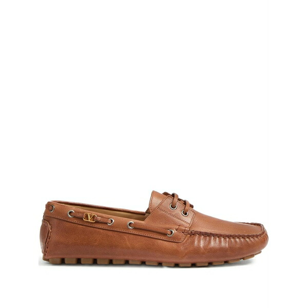 ヴァレンティノ ガラヴァーニ メンズ スリッポン・ローファー シューズ Fastaway driver loafers Brown