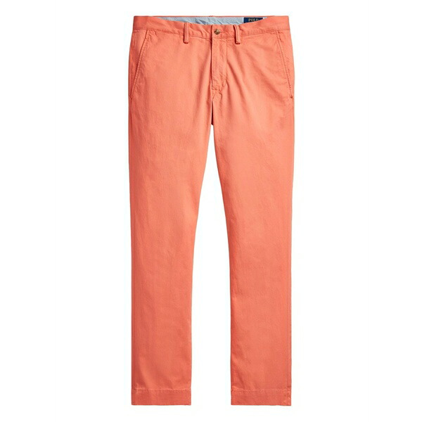 ラルフローレン メンズ 心地好いズボン下 ボトムス Button chino trousers Orange