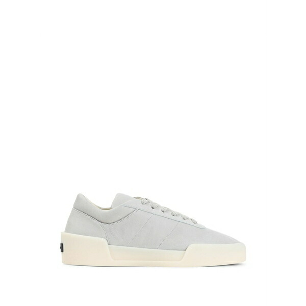 フィアオブゴッド メンズ スニーカー シューズ Leather sneakers Grey|asty