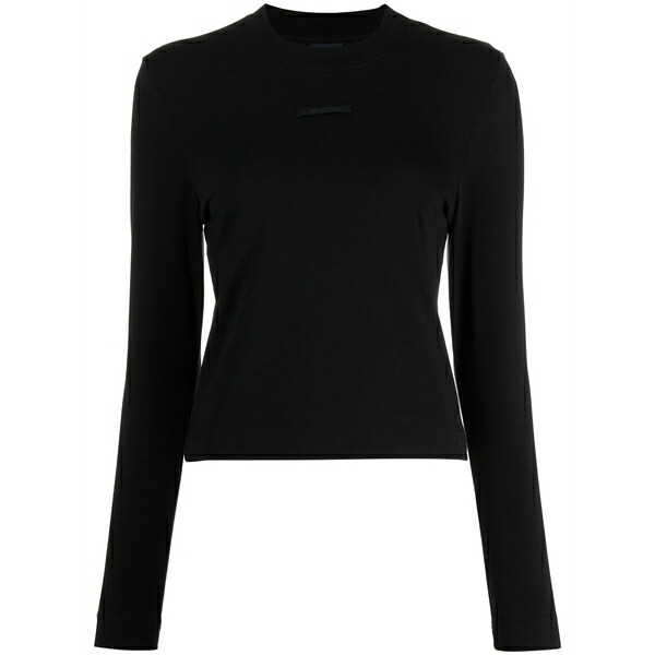 ジャクエムス レディース プルオーバー トップス Le t-shirt gros grain top Black