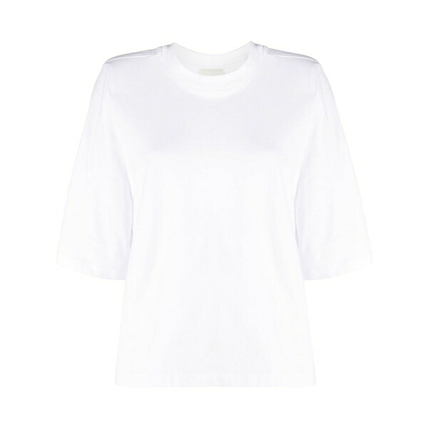 イザ呼びりん マラン レディース プルオーバー トップス Ben organic-cotton t-shirt White