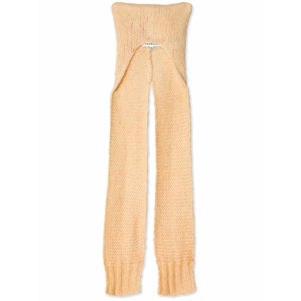 マルタンマルジェラ レディース 帽子 アクセサリー Knitted scarf beanie Neutrals|asty