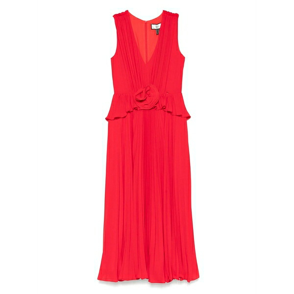 ニッサ レディース ワンピース トップス Floral-appliqu?? maxi dress Red｜asty