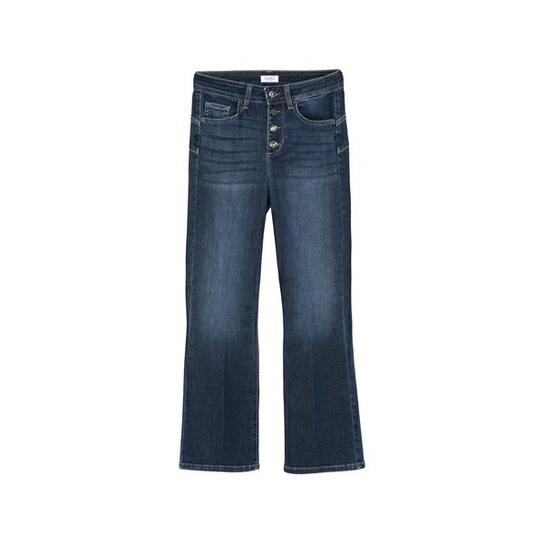 リュージョー レディース ジーンズズボン下 ボトムス Princess cropped flared jeans Blue