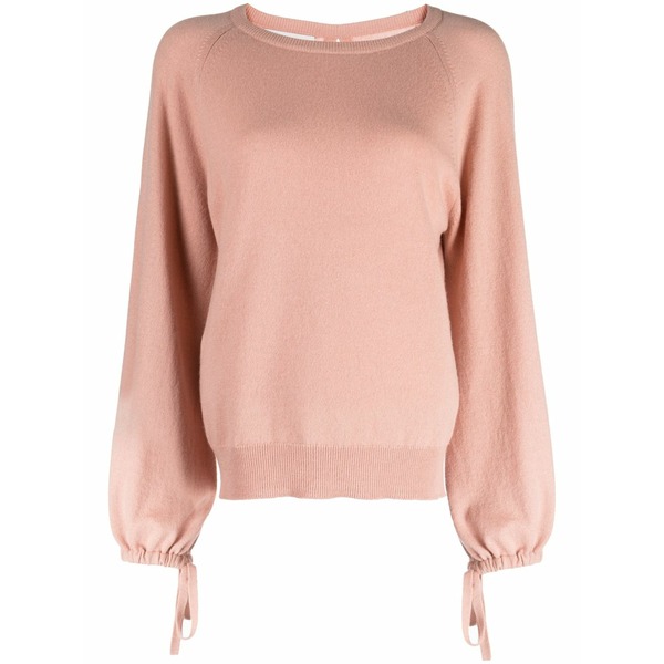プリングル オブ スコットランド レディース 編み物\u0026プルオーバー アウター Keyhole-detail cashmere jumper  Pink