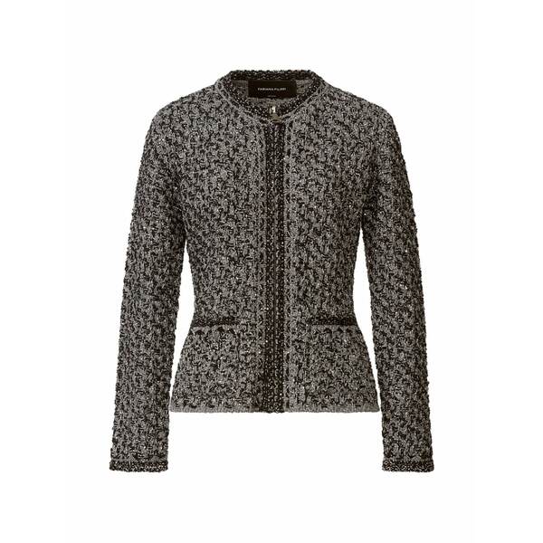 ファビアナ フィリッピ レディース 上衣＆上衣 アウター Sequin-effect tweed jacket Blue