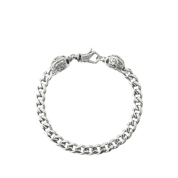 エマニュエレ ビコッキ メンズ ブレスレット・バングル・アンクレット 付属物 Small chain bracelet Silver