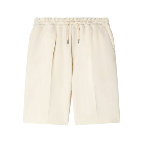 サンドロ メンズ カジュアルパンツ ボトムス Drawstring-fastening bermuda shorts Neutrals|asty