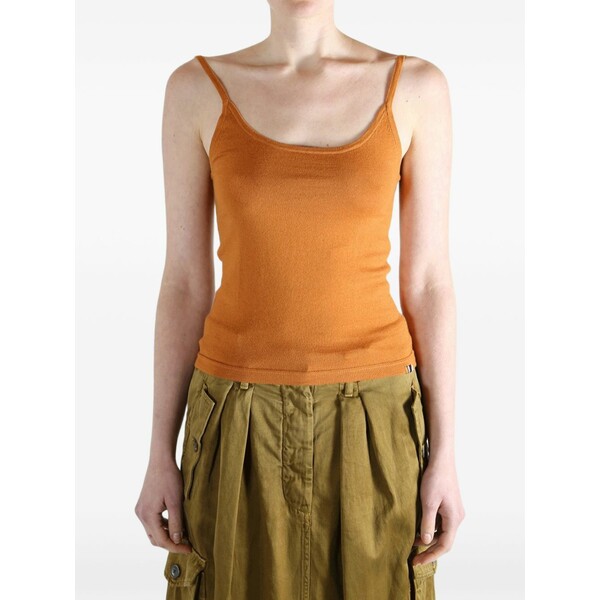 エクストリームカシミア メンズ カットソー トップス Britney spaghetti-strap top Orange｜asty