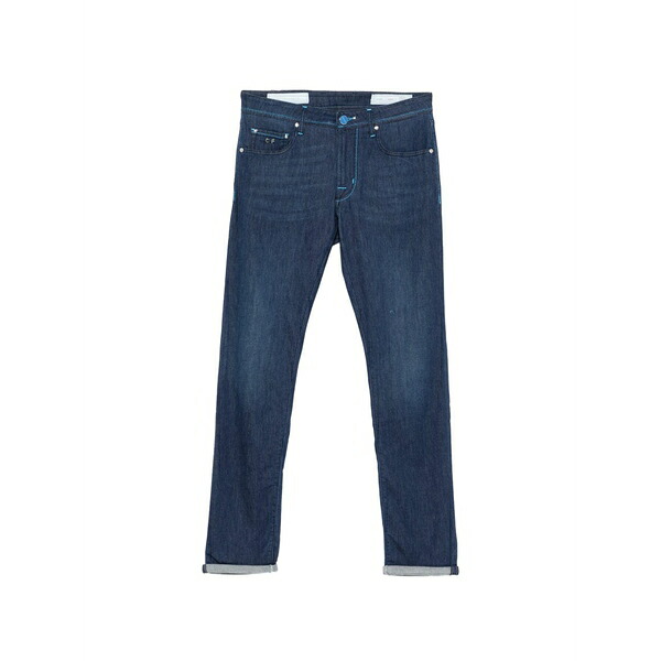 トラマロッサ メンズ ジーンズズボン下 ボトムス Michelangelo contrast-stitch jeans Blue