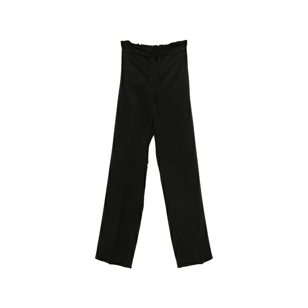 リュージョー レディース 心地好いズボン下 ボトムス Drawstring trousers Black