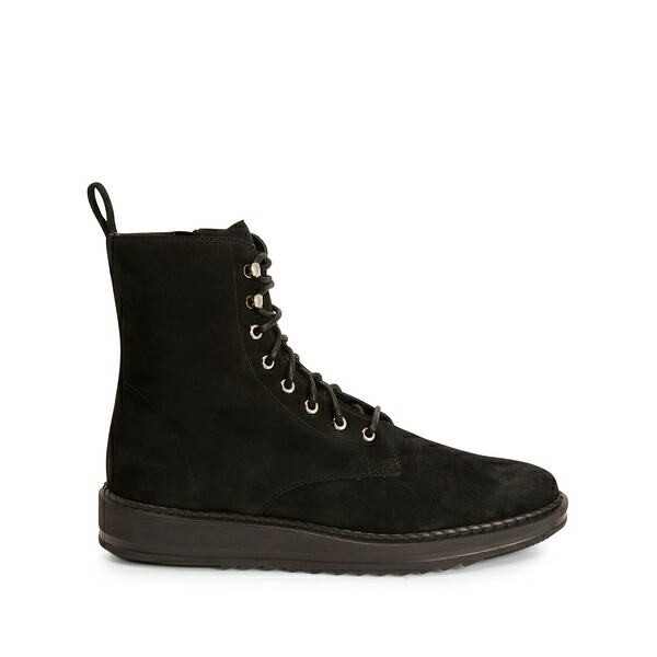 ジュゼッペザノッティ メンズ ブーツ シューズ Bassline suede lace-up boots Black