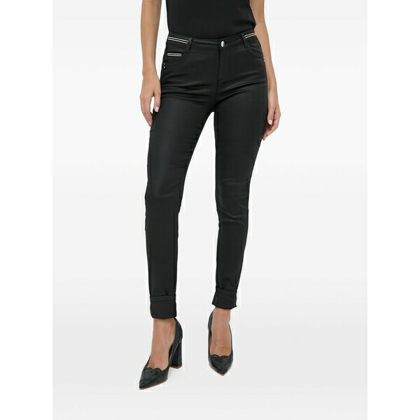 モーガンレーン レディース カジュアルパンツ ボトムス Cuffed trousers Black