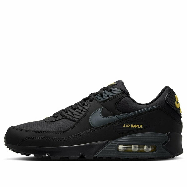 Nike ナイキ メンズ スニーカー エア湖マックス 【Nike Air Max 90 \u0027Black Buff Gold\u0027 IB7680-001】  大いさ US_M_13 靴-メンズ靴-スニーカー