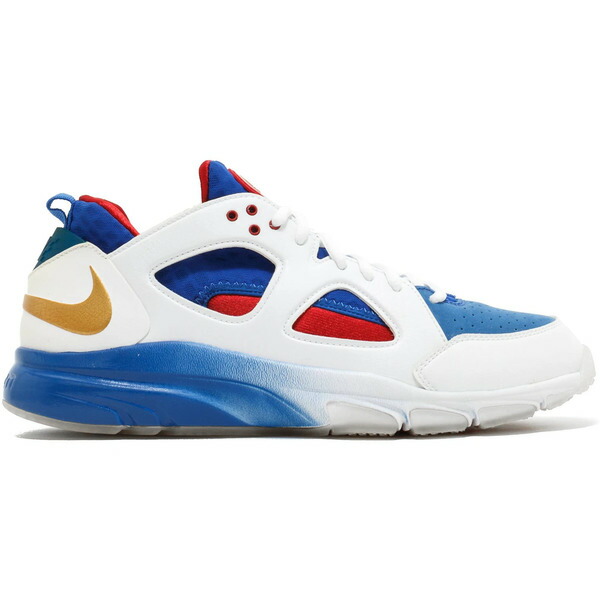 Nike ナイキ メンズ スニーカー  【Nike Zoom Huarache TR Low Manny Pacquiao】  サイズ US_M_13 White/Metallic Gold-Varsity Royal