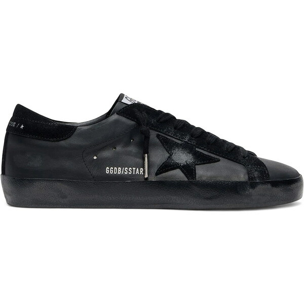 Golden Goose ゴールデングース メンズ スニーカー  【Golden Goose Super-Star Black】  サイズ US_8(26.0cm) Black/Black