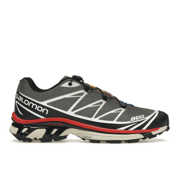 Salomon サロモン メンズ スニーカー  【Salomon XT-6 Pewter Aurora Red】  大いさ US_5(23.0糎) Pewter/Black/Aurora Red スニーカー-メンズ靴-靴