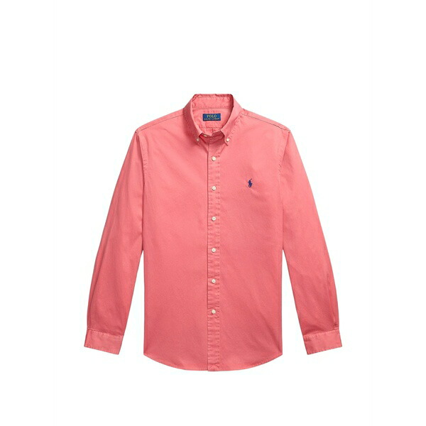 ラルフローレン メンズ シャツ トップス Embroidered pony shirt Pink｜asty