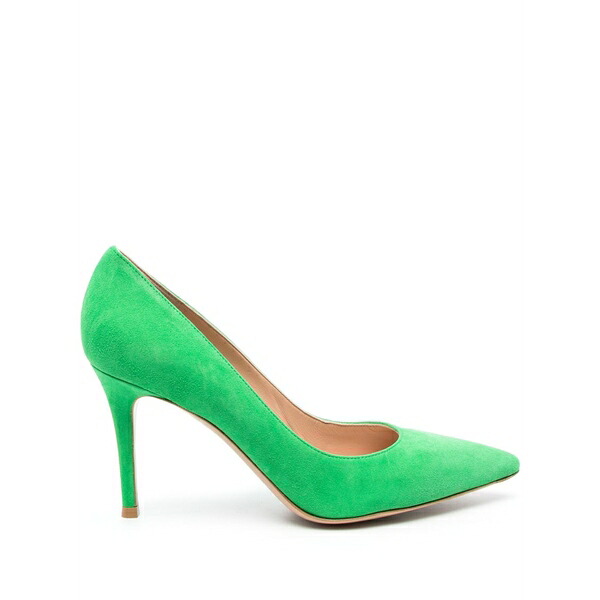 ジャンヴィト ロッシ レディース パンプス シューズ 95粍 suede stiletto pumps  Green