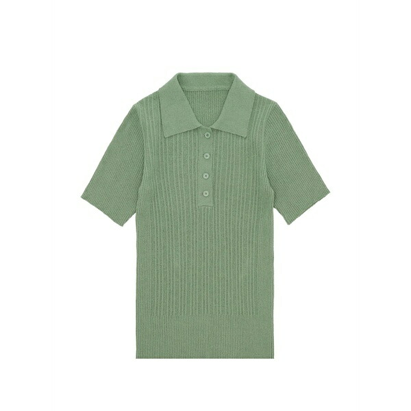 フォルテラ レディース スポーツシャツ トップス Camille polo top Green