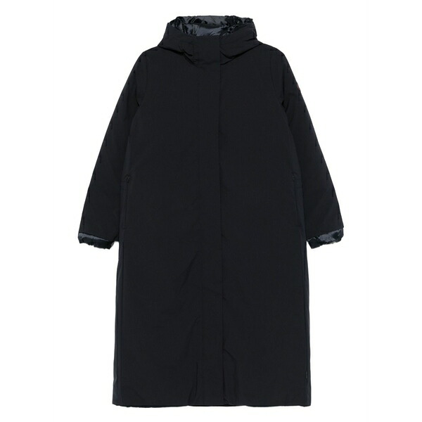 セーブザダック レディース コート アウター Hooded padded coat Blue｜asty