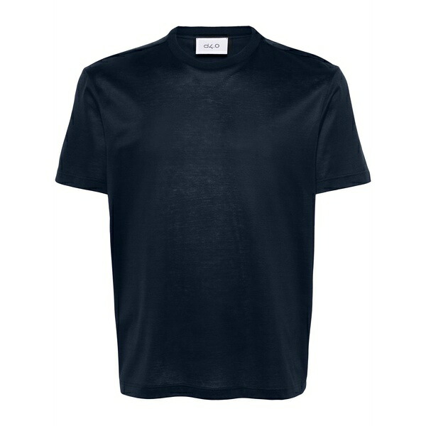ディーフォーポイントゼロ メンズ プルオーバー トップス Cotton t-shirt  Blue
