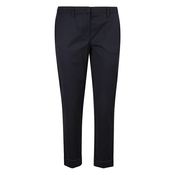 ファビアナ フィリッピ レディース カジュアルパンツ ボトムス Cuffed trousers Blue