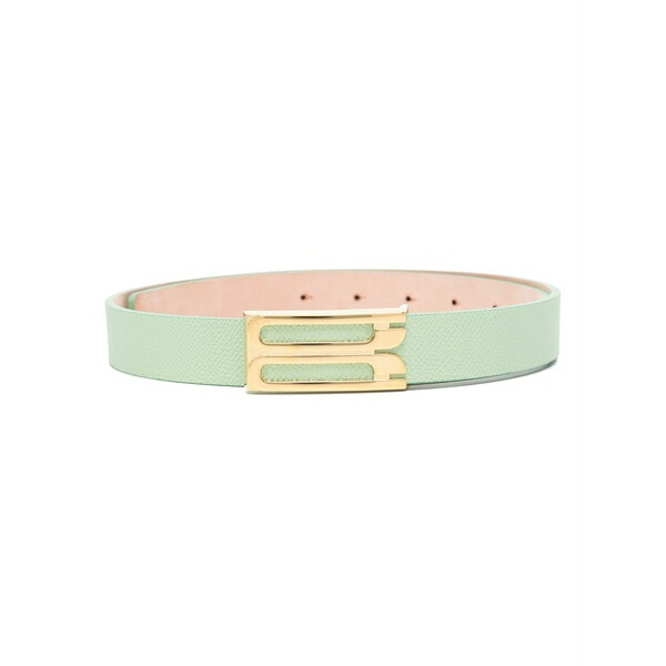 ヴィクトリア ベッカム レディース 三尺帯 添え物 Leather belt Green