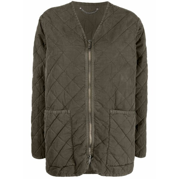 ゴールデングース レディース 上衣＆上衣 アウター Quilted zip-up jacket Green