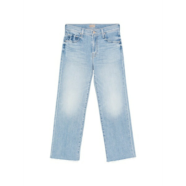 マザー レディース デニムパンツ ボトムス Raw hem jeans Blue