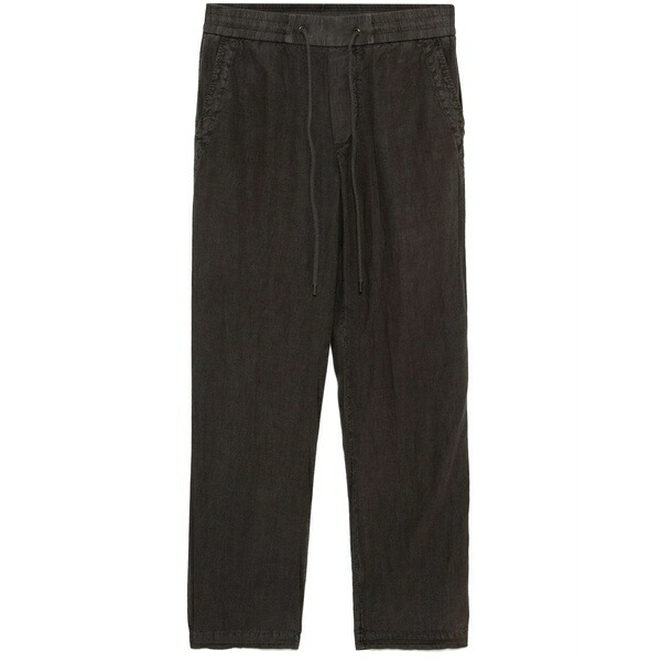ジェームス がま口 メンズ 心地好いズボン下 ボトムス Linen straight-leg trousers Grey