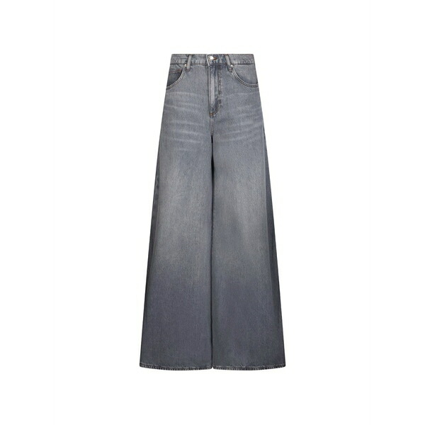 リュージョー レディース ジーンズズボン下 ボトムス High-rise flared jeans Grey