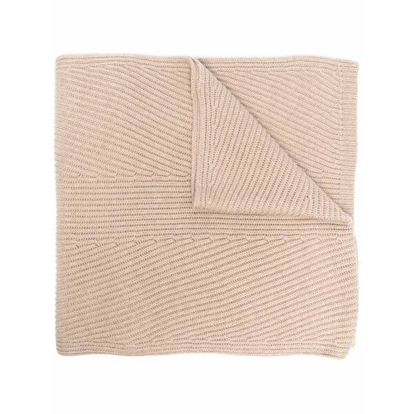ジョセフ レディース 消音装置・袈裟・えり巻き 添え物 Ribbed-knit cotton-wool blend scarf Neutrals