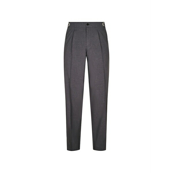 セラー ドア メンズ カジュアルパンツ ボトムス Pleated trousers Grey|asty