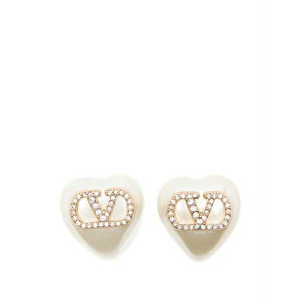 ヴァレンティノ ガラヴァーニ レディース ピアス&イヤリング アクセサリー Heart-motif earrings Gold|asty