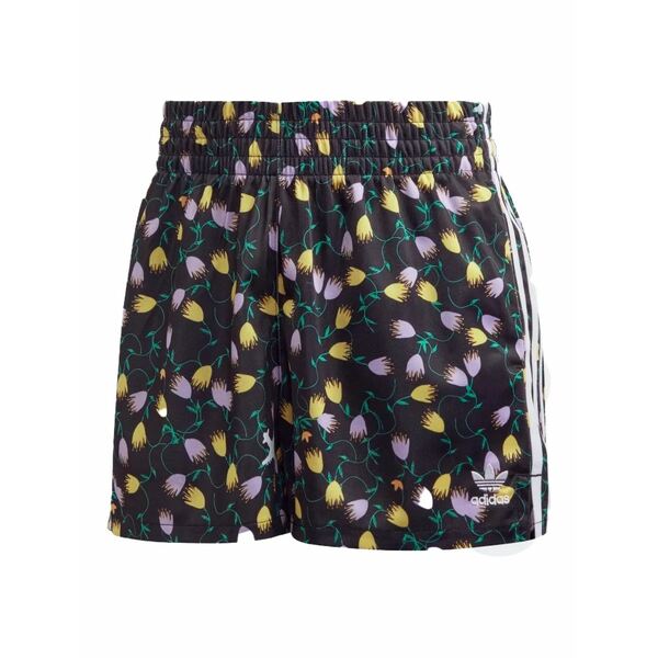 アディダス レディース 心地好いズボン下 ボトムス Allover print shorts Black