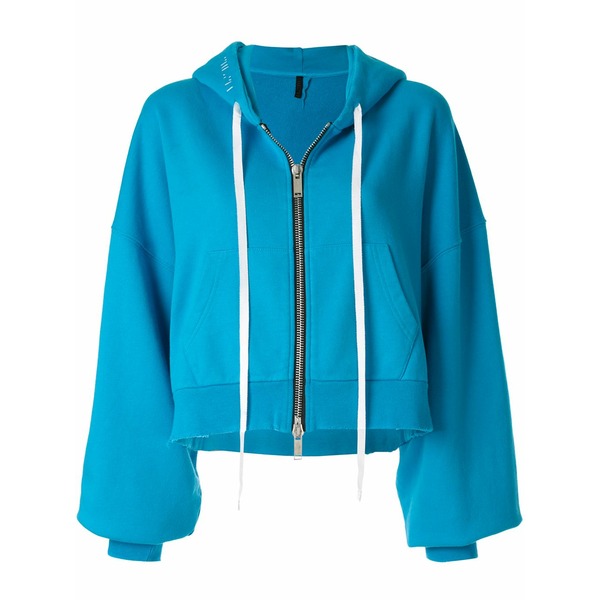 アン下げ札 事業計画 レディース 上衣＆上衣 アウター Hooded bomber jacket Blue