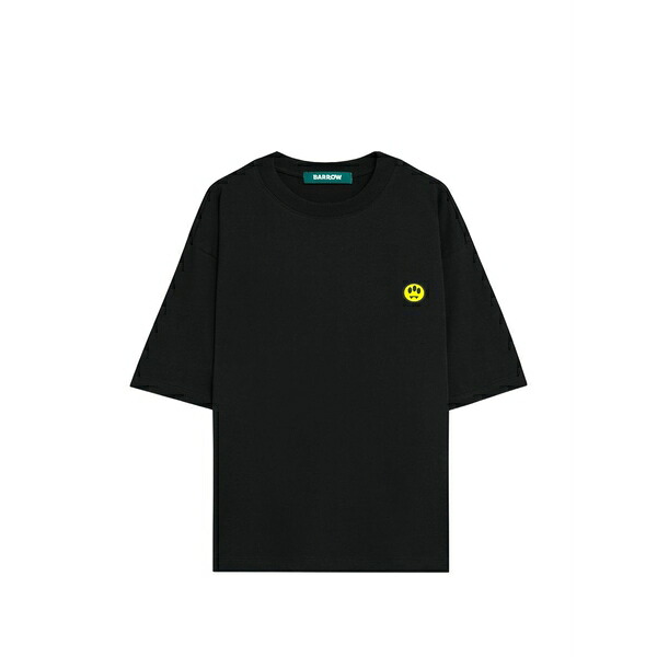 バロウ メンズ Tシャツ トップス Logo t-shirt Black｜asty