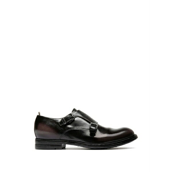 オフィチーネ 創作的 メンズ 御召しものシューズ シューズ Buckle-strap monk shoes Brown
