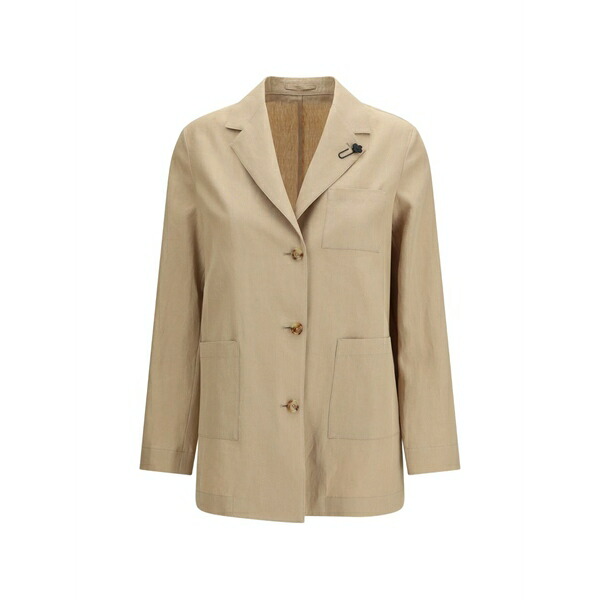 ラルディーニ レディース 上衣＆上衣 アウター Buttoned jacket Neutrals