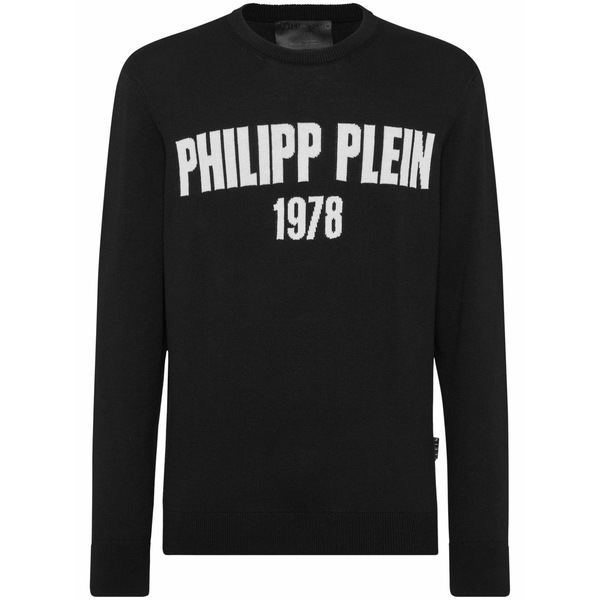 フィリップ飾り気の無い メンズ 編み物\u0026スウェーター アウター 1978 sweater  Black