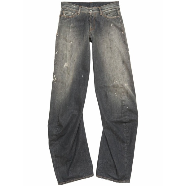 アクネ ストゥディオズ レディース デニムパンツ ボトムス Loose-fit jeans Grey|asty