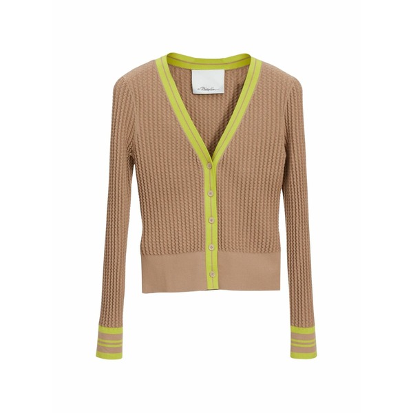 スリーワンフィリップリム レディース ジレー アウター Button long-sleeve cardigan Brown