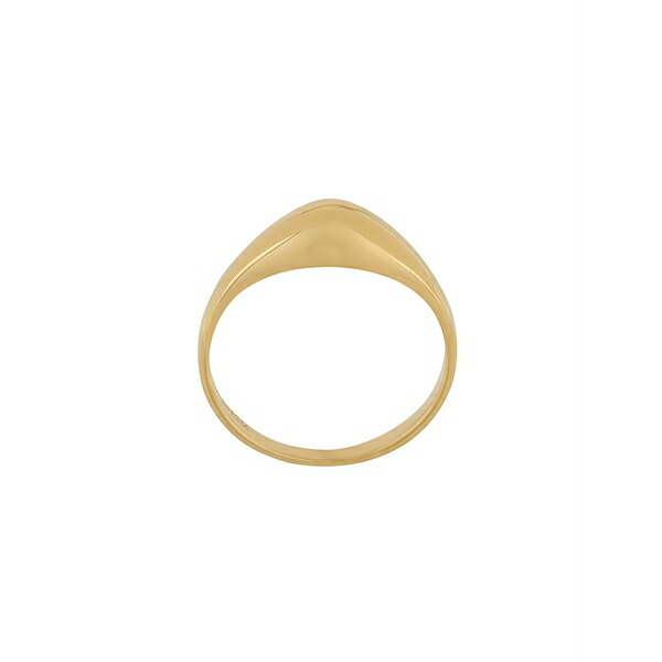 マリア ブラック レディース リング アクセサリー Esther ring Metallic｜asty