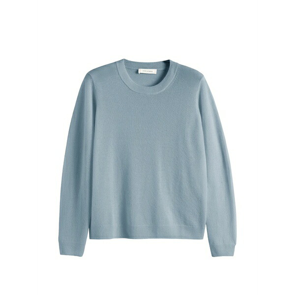 チンティアンドパーカー レディース ニット&セーター アウター Round-neck cashmere sweater Blue｜asty